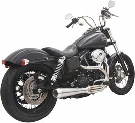 Κωδ.278539 Bassani ολόσωμη εξάτμιση 2σε1 Road Rage III Megaphone Upswept Conical 1D1SS για Harley Davidson FXDB 1584 07-13 τηλ.215-215-8211
