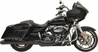 Κωδ.278567 Bassani ολόσωμη εξάτμιση Road Rage Megaphone 1F51RB για Harley Davidson FLHTK 1868 ABS 19-23 μαύρο τηλ.215-215-8211