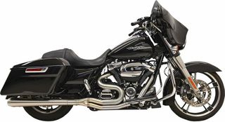 Κωδ.278657 Bassani ολόσωμη εξάτμιση Road Rage III Megaphone Long 1F21SS για Harley Davidson FLHTK 1868 ABS 19-23 τηλ.215-215-8211