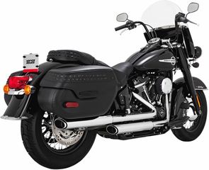 Κωδ.278716 VANCE - HINES τελικά εξάτμισης Twin Slash Straight Can 16879 για Harley Davidson FLHCS 1868 ABS 18-23 τηλ.215-215-8211
