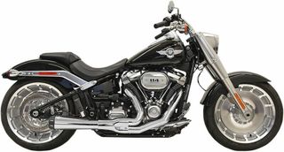 Κωδ.278751 Bassani ολόσωμη εξάτμιση Road Rage Megaphone Short Straight Straight-Cut 1S94R για Harley Davidson FLFBS 1868 ABS 18-23 τηλ.215-215-8211
