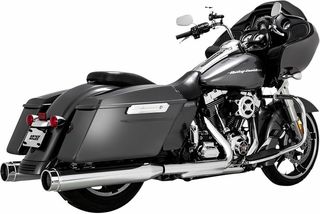 Κωδ.279158 VANCE - HINES τελικά εξάτμισης 450 Torquer 450 Straight-Cut 16673 για Harley Davidson FLHRCI 1450 EFI 99-06 τηλ.215-215-8211