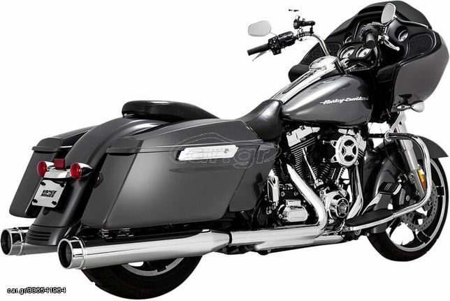 Κωδ.279158 Vance Hines τελικά εξάτμισης 450 Torquer 450 Straight-Cut 16673 για Harley Davidson FLHRCI 1450 EFI 99-06 τηλ.215-215-8211