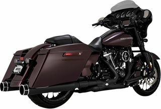 Κωδ.279323 Vance Hines τελικά εξάτμισης Torquer 450 Straight-Cut 46676 για Harley Davidson FLHTK 1868 ABS 19-23 τηλ.215-215-8211