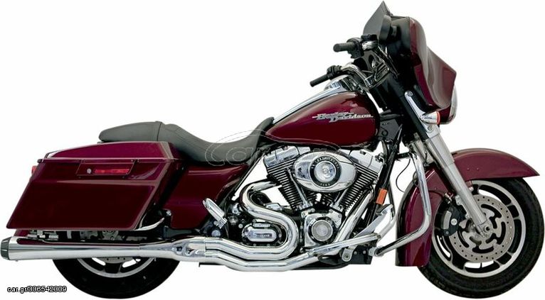 Κωδ.279544 Bassani ολόσωμη εξάτμιση Road Rage Megaphone FLH-747 για Harley Davidson FLHRCI 1450 EFI 99-06 τηλ.215-215-8211