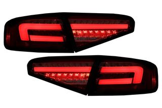 ΦΑΝΑΡΙΑ ΠΙΣΩ LED Taillights AUDI A4 B8 (2012-2015) Limousine Red White Dynamic Sequential Turning Lights