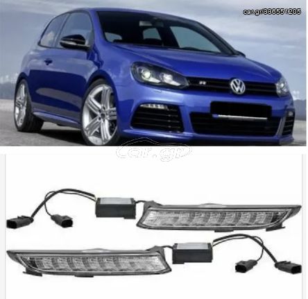 Φώτα ημέρα ημέρας LED VW Golf 6 (2008-2012) R20