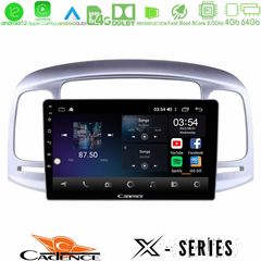 Cadence X Series Hyundai Accent 2006-2011 8core Android12 4+64GB Navigation Multimedia Tablet 9″