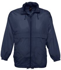 SOL'S SURF 32000 Unisex Αντιανεμικό Αδιάβροχο Jacket | Εύκολο Δίπλωμα & Κλασικό Στυλ NAVY-318