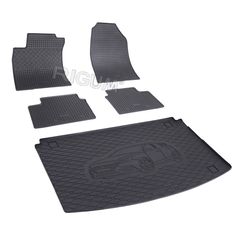 Πατάκια δαπέδου με πορτ μπαγκάζ λαστιχένια σετ για Hyundai i30 (PD 2nd facelift) / i30 MHeV 5τμχ