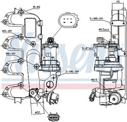 Βαλβίδα AGR  FORD GALAXY II, S-MAX, TOURNEO CONNECT 1.8D 06.02-06.15