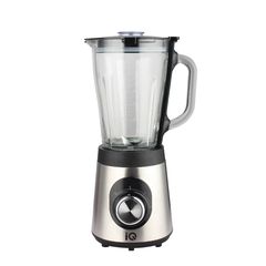 IQ BL-416 Μπλέντερ για Smoothies με Γυάλινη Κανάτα 1.5lt 800W Inox