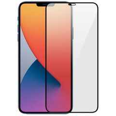 Full Glue Tempered Glass 5D for iPhone 12 / 12 Pro black frame