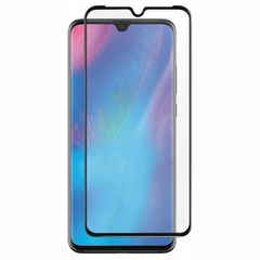 Full Glue Tempered Glass 5D for Huawei P30 Pro black frame