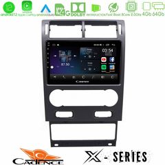 Cadence X Series Ford Mondeo 2004-2007 8core Android12 4+64GB Navigation Multimedia Tablet 9″