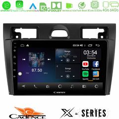 Cadence X Series Ford Fiesta 2006-2008 8core Android12 4+64GB Navigation Multimedia Tablet 9″