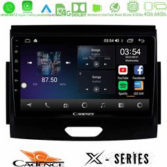 Cadence X Series Ford Ranger 2017-2022 8core Android12 4+64GB Navigation Multimedia Tablet 9″