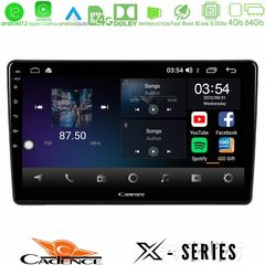 Cadence X Series Peugeot Partner / Citroën Berlingo 2008-2018 8Core Android12 4+64GB Navigation Multimedia Tablet 9″