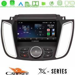 Cadence X Series Ford Kuga/C-Max 2013-2019 8core Android12 4+64GB Navigation Multimedia Tablet 9″