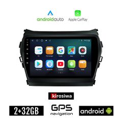KIROSIWA HYUNDAI IX45 (2013 - 2017) Android οθόνη αυτοκίνητου 2GB με GPS WI-FI (ηχοσύστημα αφής 9" ιντσών OEM Android Auto Apple Carplay Youtube Playstore MP3 USB Radio Bluetooth Mirrorlink εργοστασια