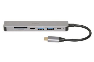 iBox IUH3SL4K interface hub USB Type-C 5000 Mbit/s Silver-thumb-2