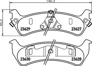 ΤΑΚΑΚΙΑ ΟΠ. FORD EXPLORER/JEEP GRAND CHEROKEE (MINTEX) WVA 23627-23628-23629-23630