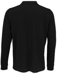 Sol's Prime LSL 03983 Unisex μακρυμάνικο πόλο πικέ 200gsm 65% Πολυέστερ 35% Βαμβάκι BLACK-312
