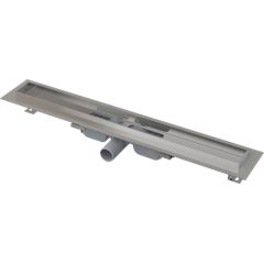 ΣΙΦΩΝ ΝΤΟΥΖ ALCAPLAST Φ40 ΑΡΖ106-650 ΟΛΟ INOX 71CM ME ΣΧΑΡΑ ΓΙΑ ΠΛΑΚΑΚΙ ΚΑΙ ΜΗ