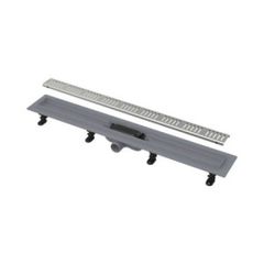 ΣΙΦΩΝ ΝΤΟΥΣ ΕΥΘΥΓΡAMMO ALCAPLAST ΜΕ MAT INOX ΣΧΑΡΑ ΣΕ BLISTER 650MM