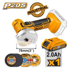 ΜΙΝΙ ΤΡΟΧΟΣ ΚΟΠΗΣ ΜΠΑΤΑΡΙΑΣ 76MM 20V LI-ION INGCO (CAGLI76017)