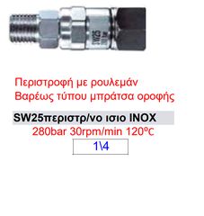 Περιστρεφόμενο ίσιο inox SW25