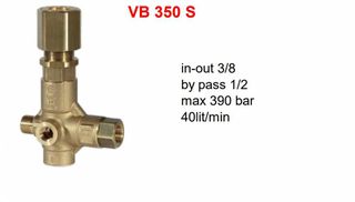 Ασφαλιστικό BY PASS για αντλίες 350 έως 440 bar VB 350 S