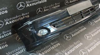 ΠΡΟΦΥΛΑΚΤΗΡΑΣ ΕΜΠΡΟΣΘΙΟΣ, MERCEDES-BENZ, C-CLASS, W203, SEDAN, ELEGANCE, ΝΙΚΕΛ, FACELIFT, 2004-2007 **AXOURISTOS**-thumb-1