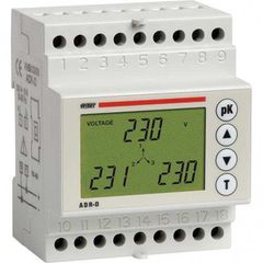 ΑΝΑΛΥΤΗΣ 3Φ ΔΙΚΤΥΟΥ ΜΕ LCD ΟΘΟΝΗ ADR-D