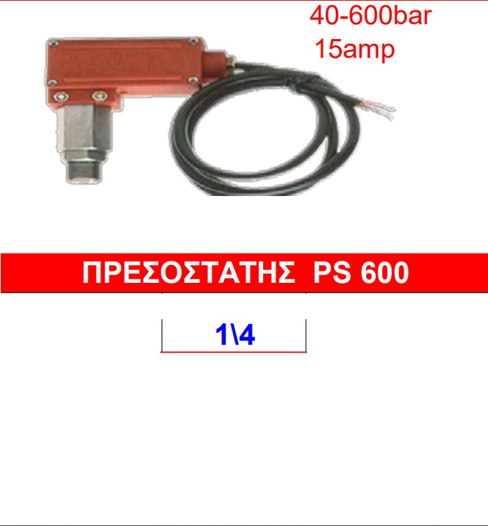 Πρεσοστατής PS 600 1/4