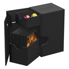 Ultimate Guard Flip`n`Tray 80+ XenoSkin Monocolor Black-thumb-3