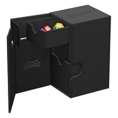 Ultimate Guard Flip`n`Tray 80+ XenoSkin Monocolor Black-thumb-4