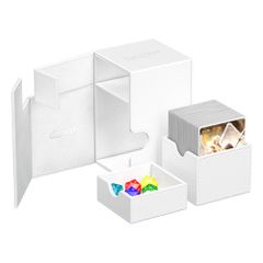 Ultimate Guard Flip`n`Tray 100+ XenoSkin Monocolor White-thumb-2