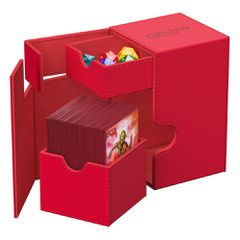 Ultimate Guard Flip`n`Tray 100+ XenoSkin Monocolor Red-thumb-3