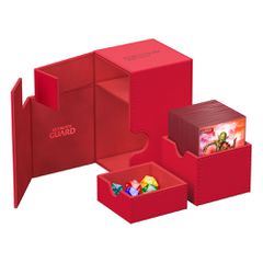 Ultimate Guard Flip`n`Tray 100+ XenoSkin Monocolor Red-thumb-2