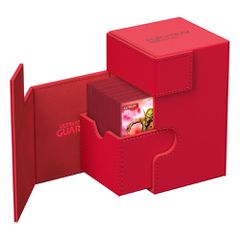 Ultimate Guard Flip`n`Tray 100+ XenoSkin Monocolor Red-thumb-1