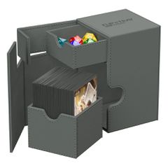 Ultimate Guard Flip`n`Tray 100+ XenoSkin Monocolor Grey-thumb-3