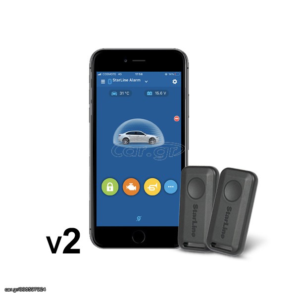 StarLine E9-2 (Mini2) Συναγερμός αυτοκινήτου με 2 tags