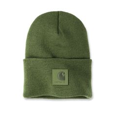 Carhartt Σκούφος Knit beanie chive Πράσινο σκούρο