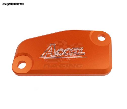 Accel καπάκι δοχείου πόμπας εμπρός φρένου Πορτοκαλί AC-FBC-12-OR KTM SX 85 2021-2024, Gas Gas MC 85, Husqvarna TC 85