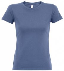 Sol's Imperial Women 11502 Γυναικείο t-shirt Jersey 190gr 100% βαμβάκι BLUE - 205