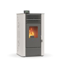 Thermogatz 10 GSP Σόμπα Pellet Αερόθερμη 10.3kW Μπεζ