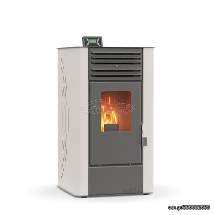 Thermogatz 10 GSP Σόμπα Pellet Αερόθερμη 10.3kW Μπεζ