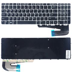 Πληκτρολόγιο - Laptop Keyboard για HP Elitebook 755 G3 755 G4 850 G3 850 G4 ZBook 15U G3 821157-001 821195-001 836623-001 SN9145BL US Silver ( Κωδ.40358US )