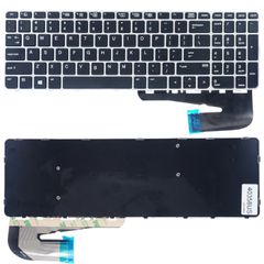 Πληκτρολόγιο - Laptop Keyboard για HP Elitebook 850 G3 G4 755 G3 G4 Zbook 15u G3 G4 821157-001 821195-001 836623-001 819899-001 SN9145BL 831-00323-00A US Silver ( Κωδ.40358US )